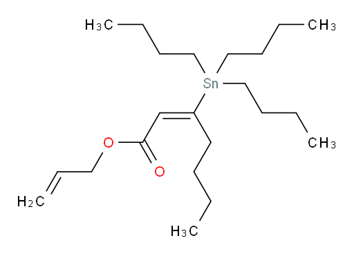 (E)-烯丙基 3-(三丁基锡基)庚-2-烯酸酯