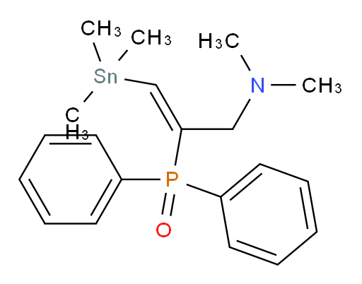 (Z)-(3-(dimethylamino)-1-(trimethylstannyl)prop-1-en-2-yl)diphenylphosphine oxide