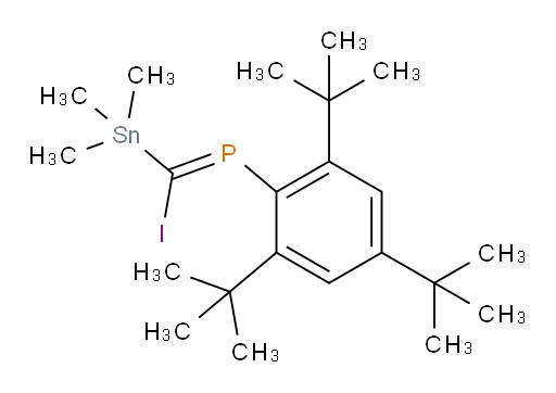 (Z)-(iodo(trimethylstannyl)methylene)(2,4,6-tri-tert-butylphenyl)phosphine