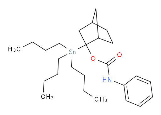 2-(tributylstannyl)bicyclo[2.2.1]heptan-2-yl phenylcarbamate