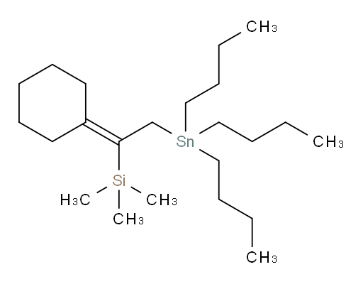 (1-cyclohexylidene-2-(tributylstannyl)ethyl)trimethylsilane