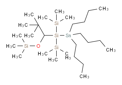 4-(tert-butyl)-6,6-dibutyl-2,2-dimethyl-5,5-bis(trimethylsilyl)-3-oxa-2,5-disila-6-stannadecane