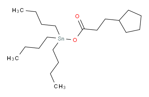 tributylstannyl 3-cyclopentylpropanoate