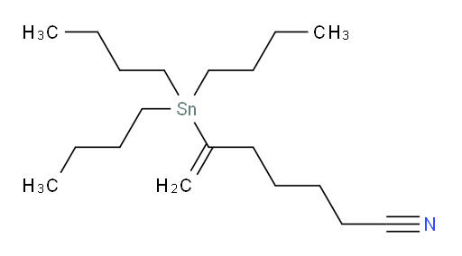6-(tributylstannyl)hept-6-enenitrile