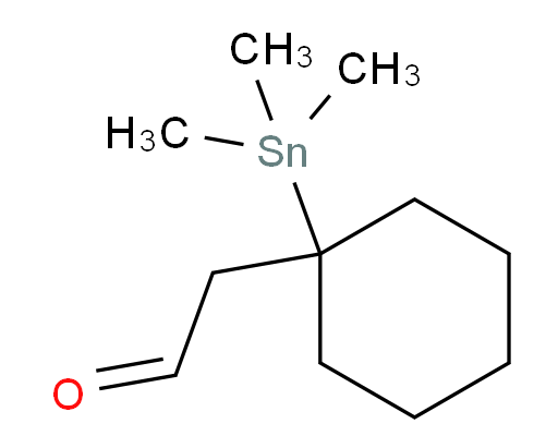 2-(1-(trimethylstannyl)cyclohexyl)acetaldehyde