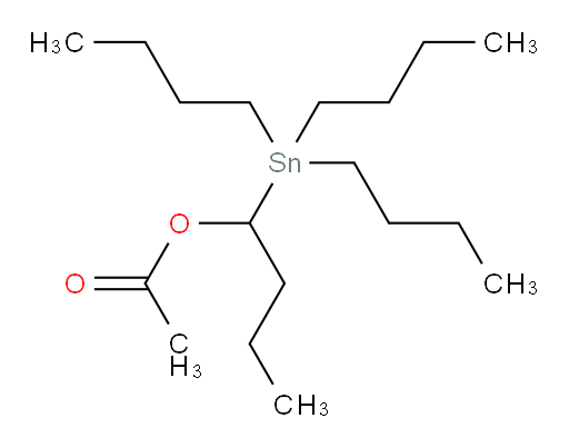 1-(tributylstannyl)butyl acetate
