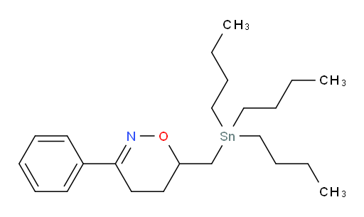 3-phenyl-6-((tributylstannyl)methyl)-5,6-dihydro-4H-1,2-oxazine
