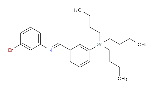 (E)-3-bromo-N-(3-(tributylstannyl)benzylidene)aniline
