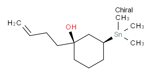 (1S,3S)-1-(but-3-en-1-yl)-3-(trimethylstannyl)cyclohexanol