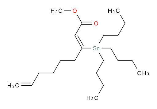 (Z)-methyl 3-(tributylstannyl)nona-2,8-dienoate