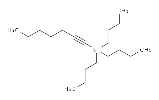 tributyl(hept-1-yn-1-yl)stannane