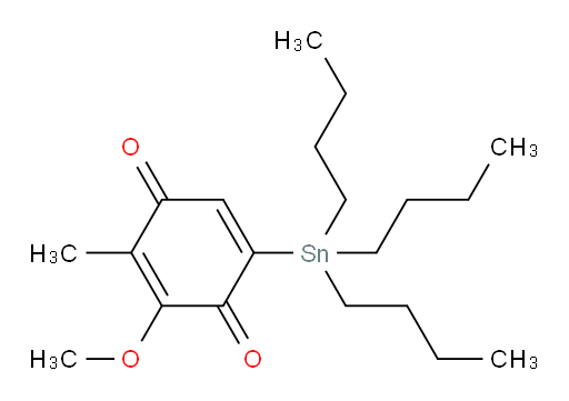 3-methoxy-2-methyl-5-(tributylstannyl)cyclohexa-2,5-diene-1,4-dione