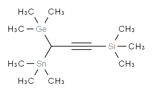 trimethyl(3-(trimethylgermyl)-3-(trimethylstannyl)prop-1-yn-1-yl)silane