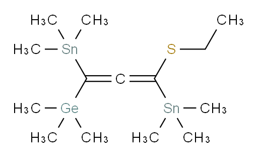 (3-(ethylthio)-1,3-bis(trimethylstannyl)propa-1,2-dien-1-yl)trimethylgermane