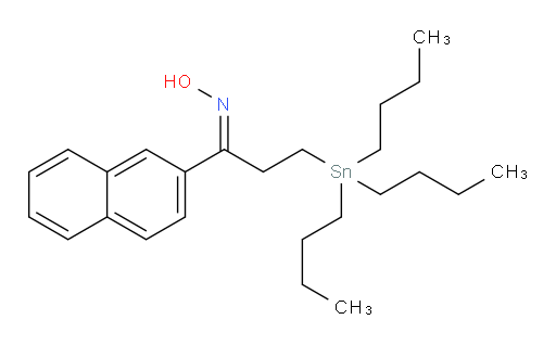 (Z)-1-(naphthalen-2-yl)-3-(tributylstannyl)propan-1-one oxime