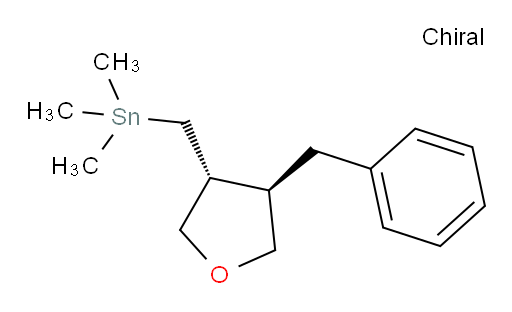 (((3R,4R)-4-benzyltetrahydrofuran-3-yl)methyl)trimethylstannane
