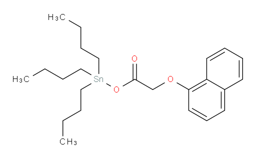 tributylstannyl 2-(naphthalen-1-yloxy)acetate