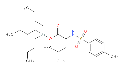 tributylstannyl 4-methyl-2-(4-methylphenylsulfonamido)pentanoate