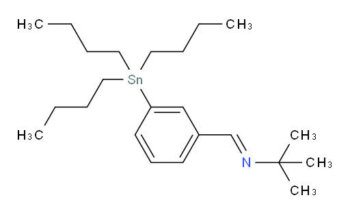 (E)-2-methyl-N-(3-(tributylstannyl)benzylidene)propan-2-amine