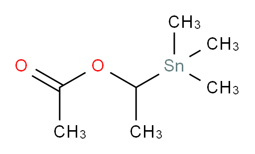 1-(trimethylstannyl)ethyl acetate