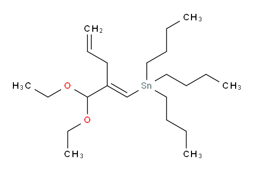 (E)-tributyl(2-(diethoxymethyl)penta-1,4-dien-1-yl)stannane