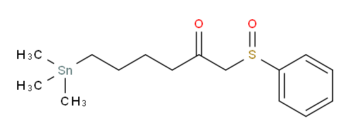 1-(phenylsulfinyl)-6-(trimethylstannyl)hexan-2-one