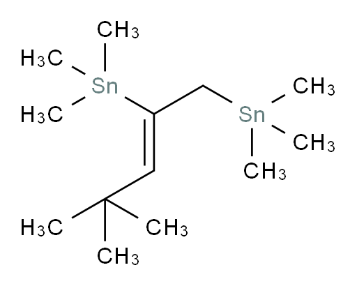 (Z)-(4,4-dimethylpent-2-ene-1,2-diyl)bis(trimethylstannane)