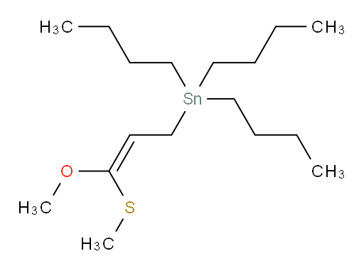 (Z)-tributyl(3-methoxy-3-(methylthio)allyl)stannane