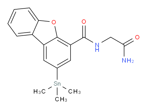 N-(2-amino-2-oxoethyl)-2-(trimethylstannyl)dibenzo[b,d]furan-4-carboxamide
