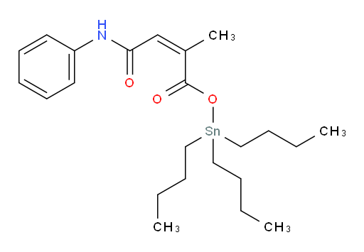 (Z)-tributylstannyl 2-methyl-4-oxo-4-(phenylamino)but-2-enoate