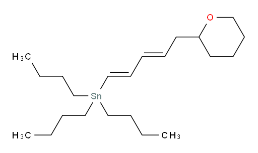 tributyl((1E,3E)-5-(tetrahydro-2H-pyran-2-yl)penta-1,3-dien-1-yl)stannane