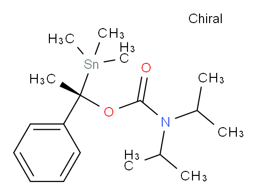 (S)-1-phenyl-1-(trimethylstannyl)ethyl diisopropylcarbamate