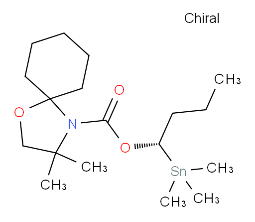 (S)-1-(trimethylstannyl)butyl 3,3-dimethyl-1-oxa-4-azaspiro[4.5]decane-4-carboxylate