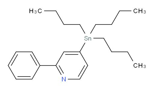 2-phenyl-4-(tributylstannyl)pyridine