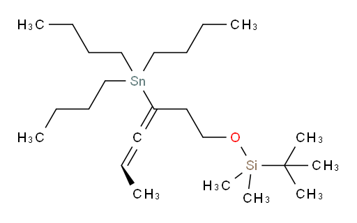 (R)-tert-butyldimethyl((3-(tributylstannyl)hexa-3,4-dien-1-yl)oxy)silane