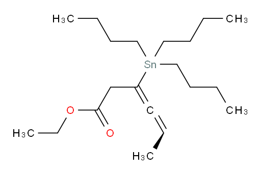 (S)-乙基 3-(三丁基锡基)六-3,4-二烯酸酯