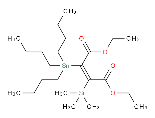 diethyl 2-(tributylstannyl)-3-(trimethylsilyl)maleate
