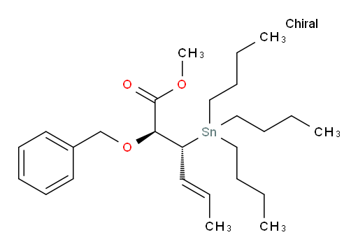 (2S,3R,E)-甲基 2-(苄氧基)-3-(三丁基锡基)己-4-烯酸酯