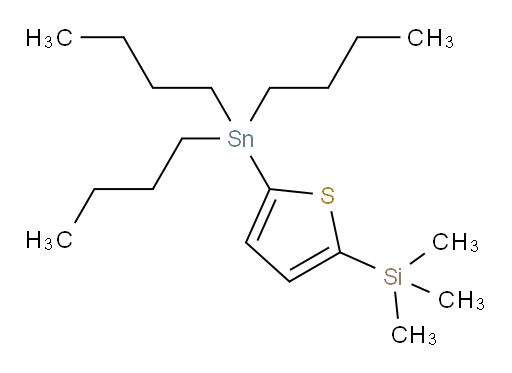 trimethyl(5-(tributylstannyl)thiophen-2-yl)silane