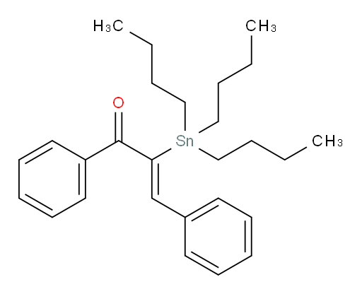 (Z)-1,3-diphenyl-2-(tributylstannyl)prop-2-en-1-one