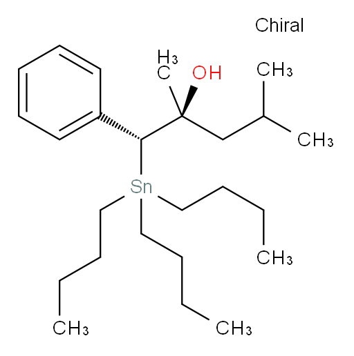 (1R,2S)-2,4-dimethyl-1-phenyl-1-(tributylstannyl)pentan-2-ol