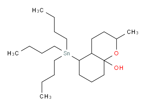 2-methyl-5-(tributylstannyl)octahydro-2H-chromen-8a-ol
