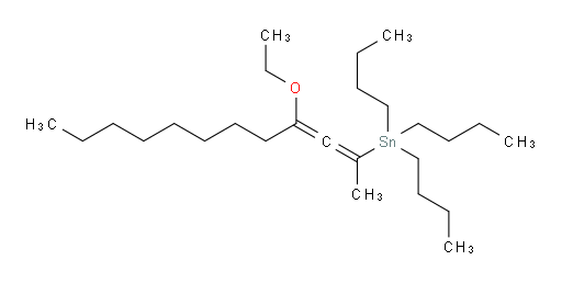 tributyl(4-ethoxydodeca-2,3-dien-2-yl)stannane