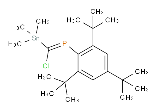(E)-(chloro(trimethylstannyl)methylene)(2,4,6-tri-tert-butylphenyl)phosphine