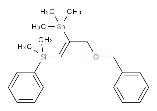 (Z)-(3-(benzyloxy)-2-(trimethylstannyl)prop-1-en-1-yl)dimethyl(phenyl)silane