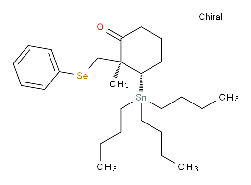 (2R,3S)-2-methyl-2-((phenylselanyl)methyl)-3-(tributylstannyl)cyclohexanone