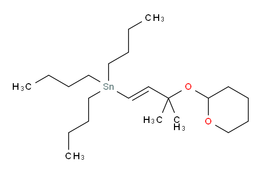 (E)-tributyl(3-methyl-3-((tetrahydro-2H-pyran-2-yl)oxy)but-1-en-1-yl)stannane