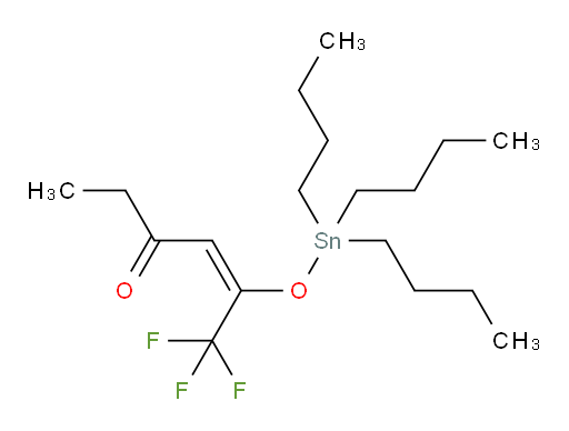 (E)-6,6,6-trifluoro-5-((tributylstannyl)oxy)hex-4-en-3-one