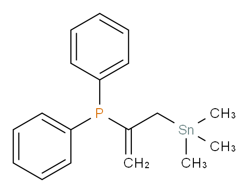 diphenyl(3-(trimethylstannyl)prop-1-en-2-yl)phosphine