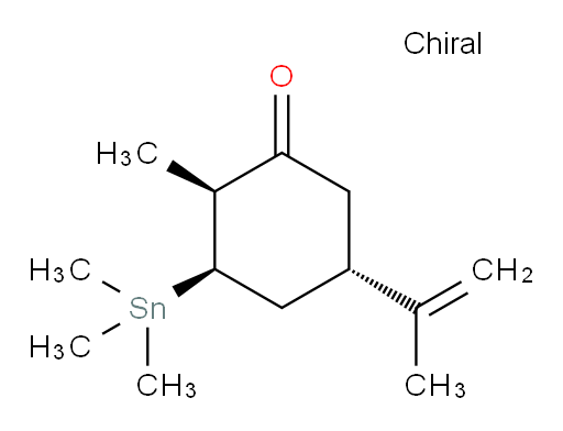 (2S,3R,5S)-2-methyl-5-(prop-1-en-2-yl)-3-(trimethylstannyl)cyclohexanone